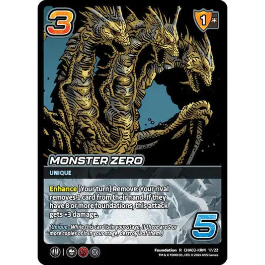 Monster Zero (R CHA03-KRM 17/22)