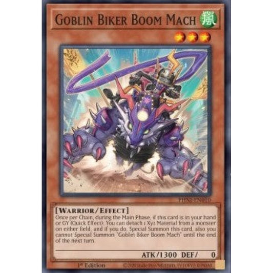 Yu-Gi-Oh! PHNI-EN010 Goblin Biker Boom Mach