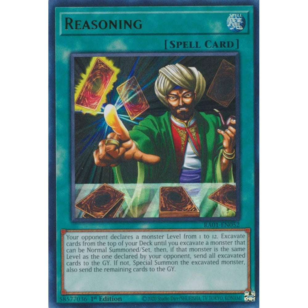 Yu-Gi-Oh! RA01-EN052 Reasoning (Ultra Rare)