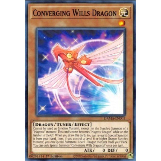 Yu-Gi-Oh! DAMA-EN001 Converging Wills Dragon (Common)