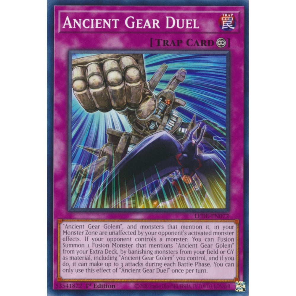 Ancient Gear Duel (LEDE-EN072 Common)