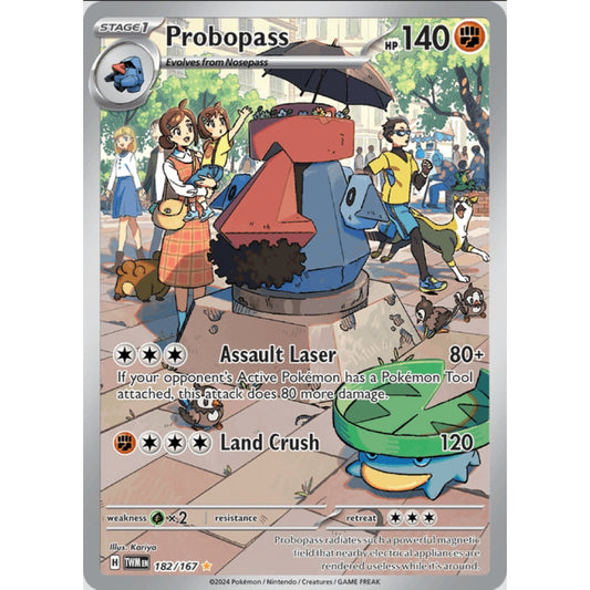 Probopass, Art Rare, 182/167, Pokemon Card Game, Twilight Masquerade