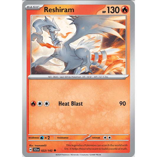 Reshiram (SCR 022/142 Uncommon)