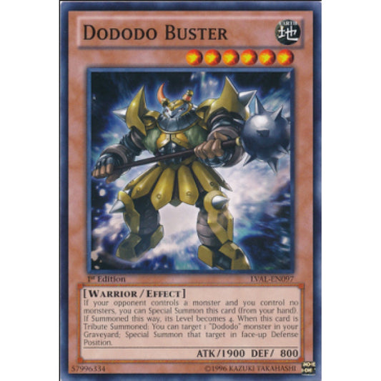 Yu-Gi-Oh! LVAL-EN097 Dododo Buster (Common)