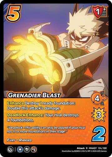 Grenadier Blast (R MHA07 134/180)