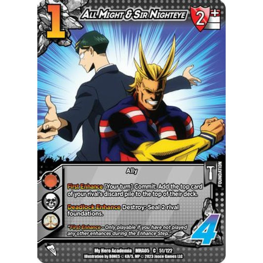 All Might & Sir Nighteye (C MHA05 51/122)