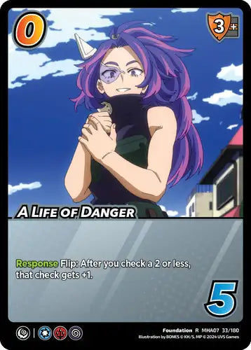 A Life of Danger (R MHA07 33/180)