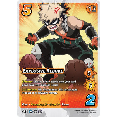 Explosive Rebuke (UR MHA06 66/153) (Foil)