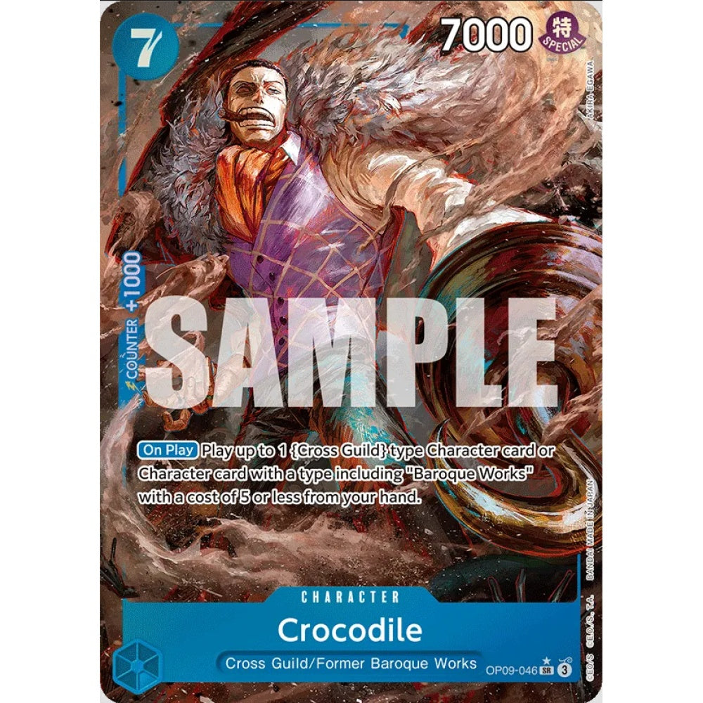 Crocodile, ALT, OP09-046, One Piece Card Game, OP09 Emperors in the New World