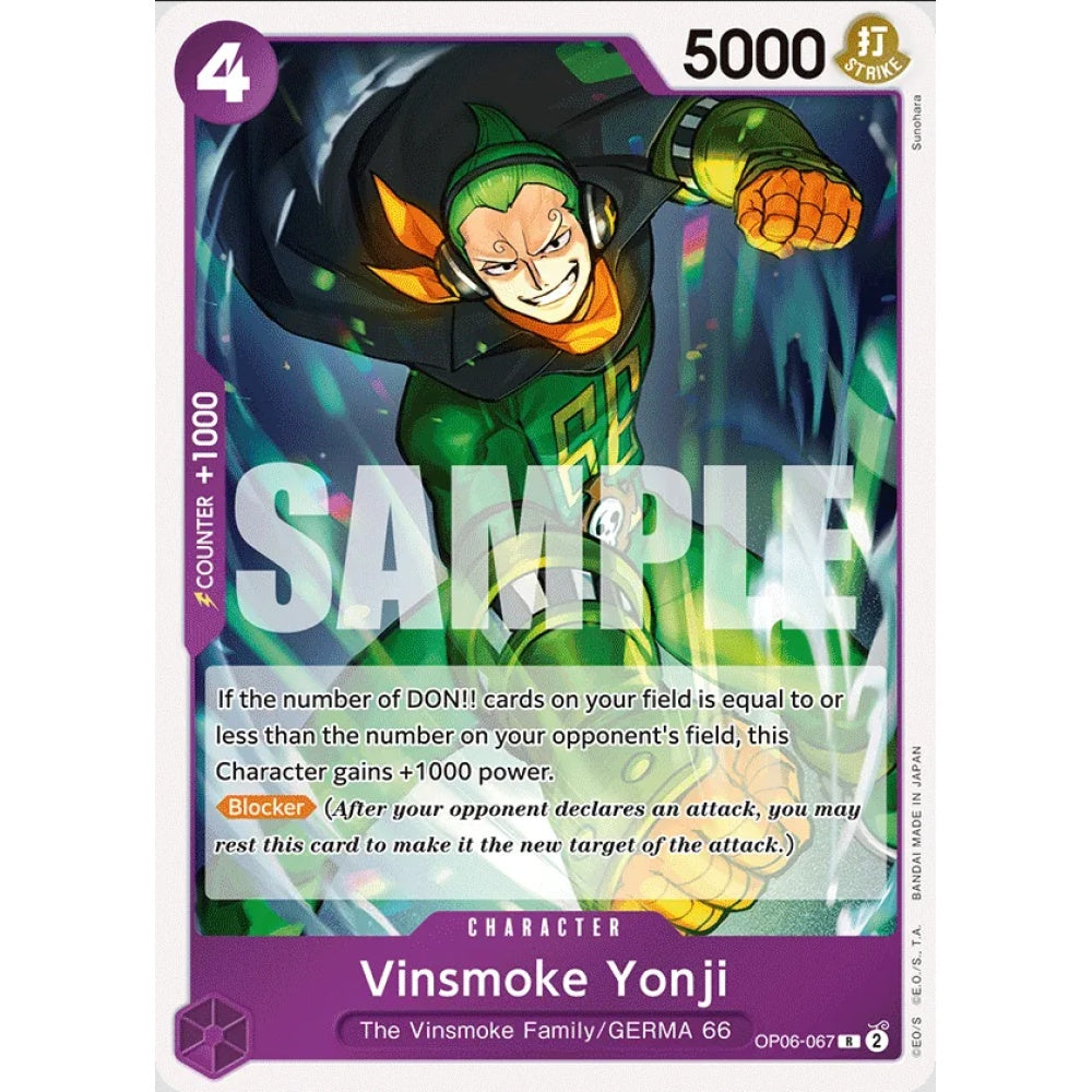 Vinsmoke Yonji (R OP06-067)