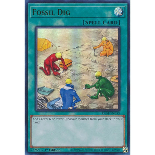 Yu-Gi-Oh! RA01-EN053 Fossil Dig (Ultra Rare)