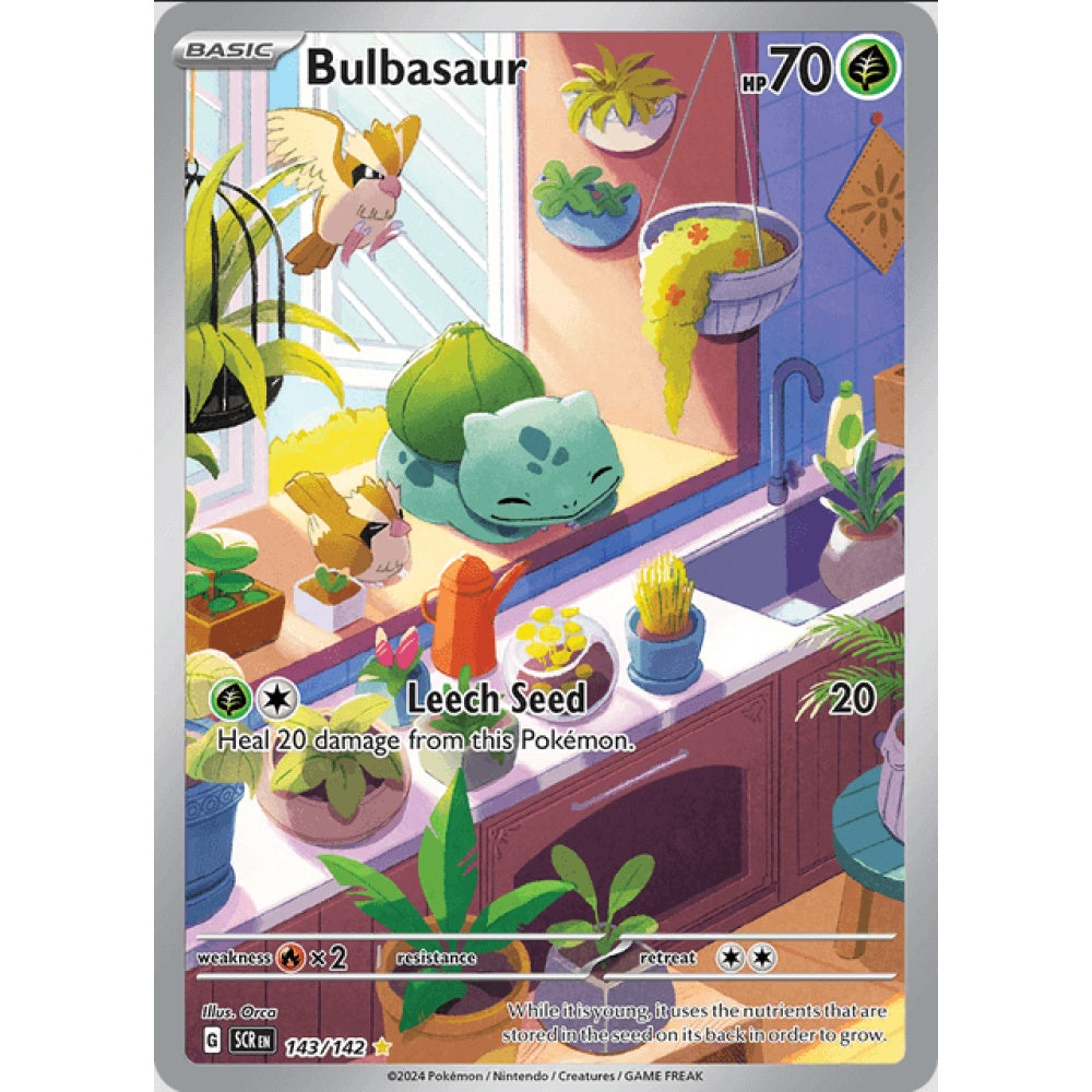 Bulbasaur (SCR 143/142 Art Rare)