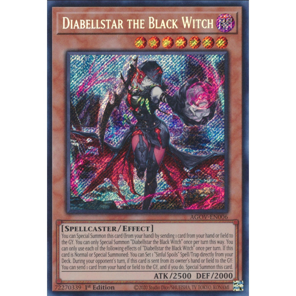 Diabellstar the Black Witch (AGOV-EN006 Secret)