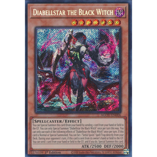 Diabellstar the Black Witch (AGOV-EN006 QCR)