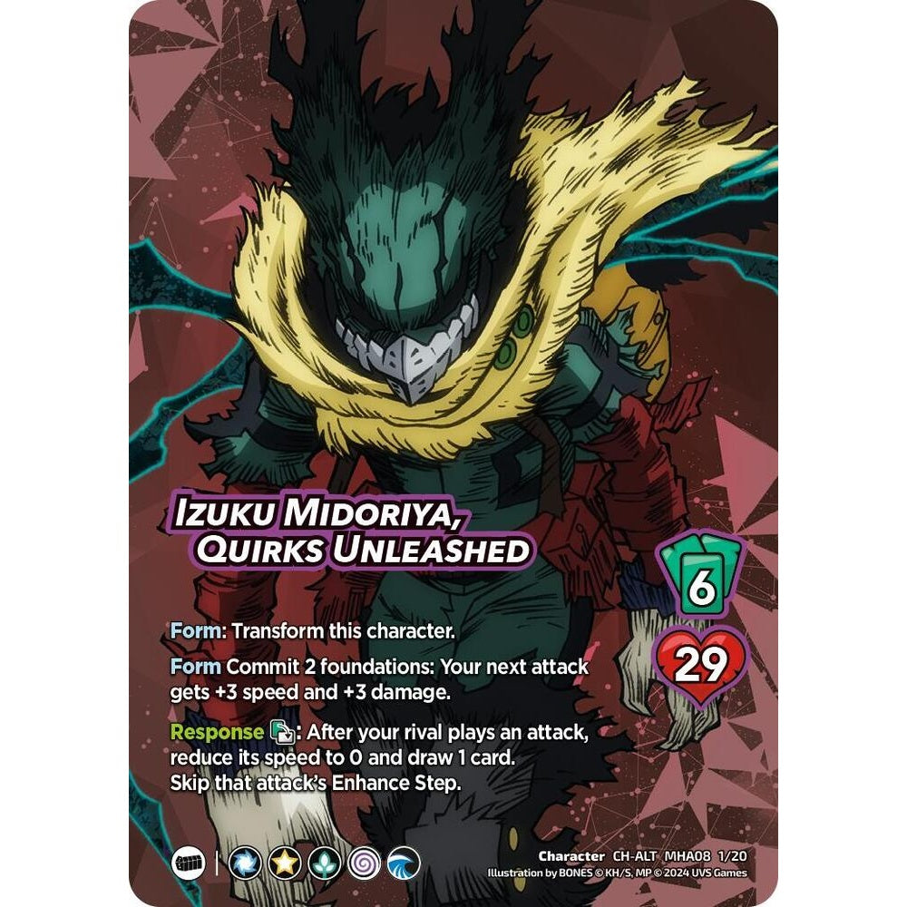 Izuku Midoriya, Quirks Unleashed, 1/20, MHA08, Universus, Challenger Series: My Hero Academia - Dark Hero Arc, Character-Alt