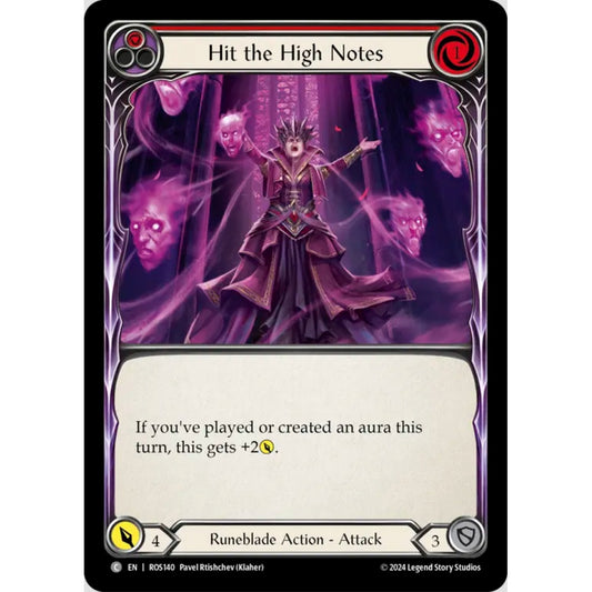 Hit the High Notes (Red) (ROS140 C Rainbow foil)