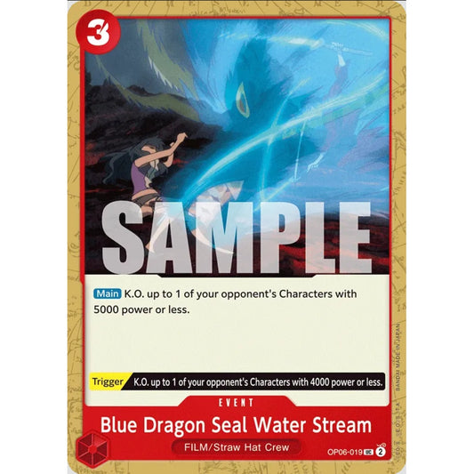 Blue Dragon Seal Water Stream (UC OP06-019)