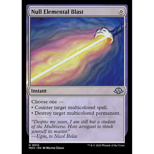 Null Elemental Blast (U 12 MH3)