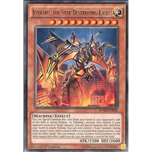 Yu-Gi-Oh! BOSH-EN088 Jizukiru, the Star Destroying Kaiju (Rare)