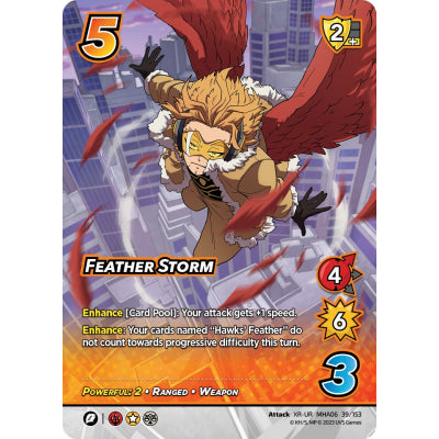 Feather Storm (XR-UR MHA06 39/153) (Foil) UniVersus Trading Card