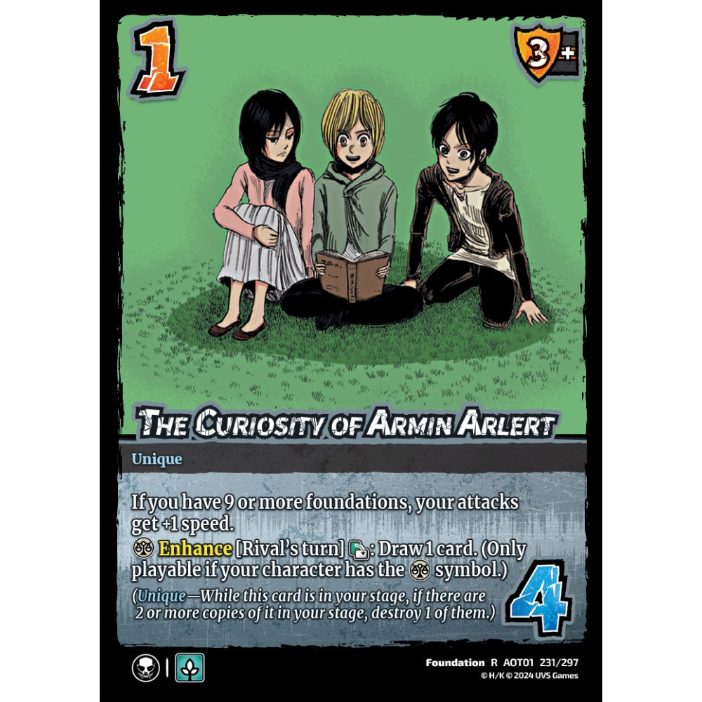 The Curiosity of Armin Arlert (R AOT01 231/297)