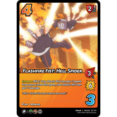 Flashfire Fist: Hell Spider (C MHA06 20/153)