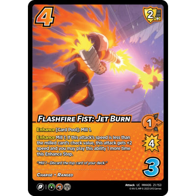 Flashfire Fist: Jet Burn (UC MHA06 21/153)