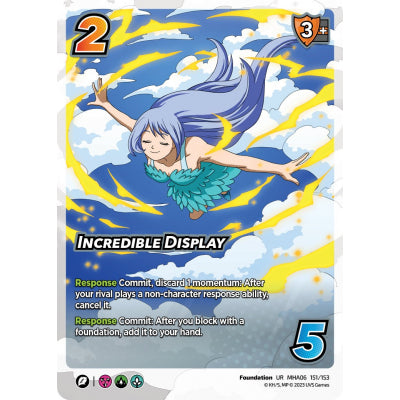 Incredible Display (UR MHA06 151/153) (Foil) UniVersus CCG Trading Card