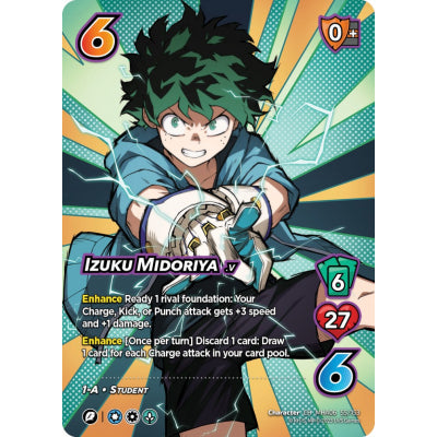 Izuku Midoriya (CH MHA06 55/153) UniVersus CCG Trading Card