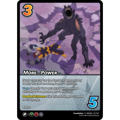 More...Power... (R MHA06 53/153) (Foil)