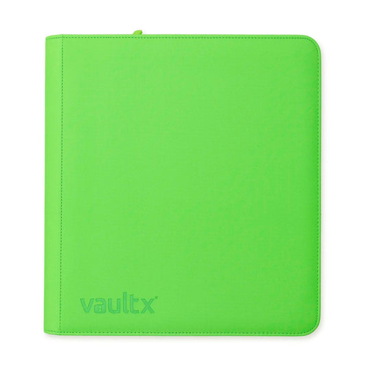 Vault X Exo-Tec Zip Binder Neon Green 12-Pocket