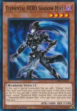 Yu-Gi-Oh! LEHD-ENA15 Elemental HERO Shadow Mist (Common)