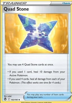 Pokemon Quad Stone (SIT 163) : Silver Tempest