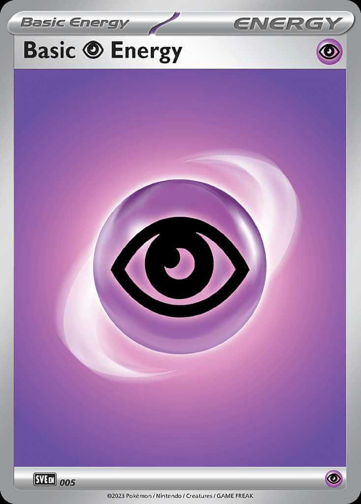 Pokemon Psychic Energy (SVE 005) : Scarlet & Violet Energies