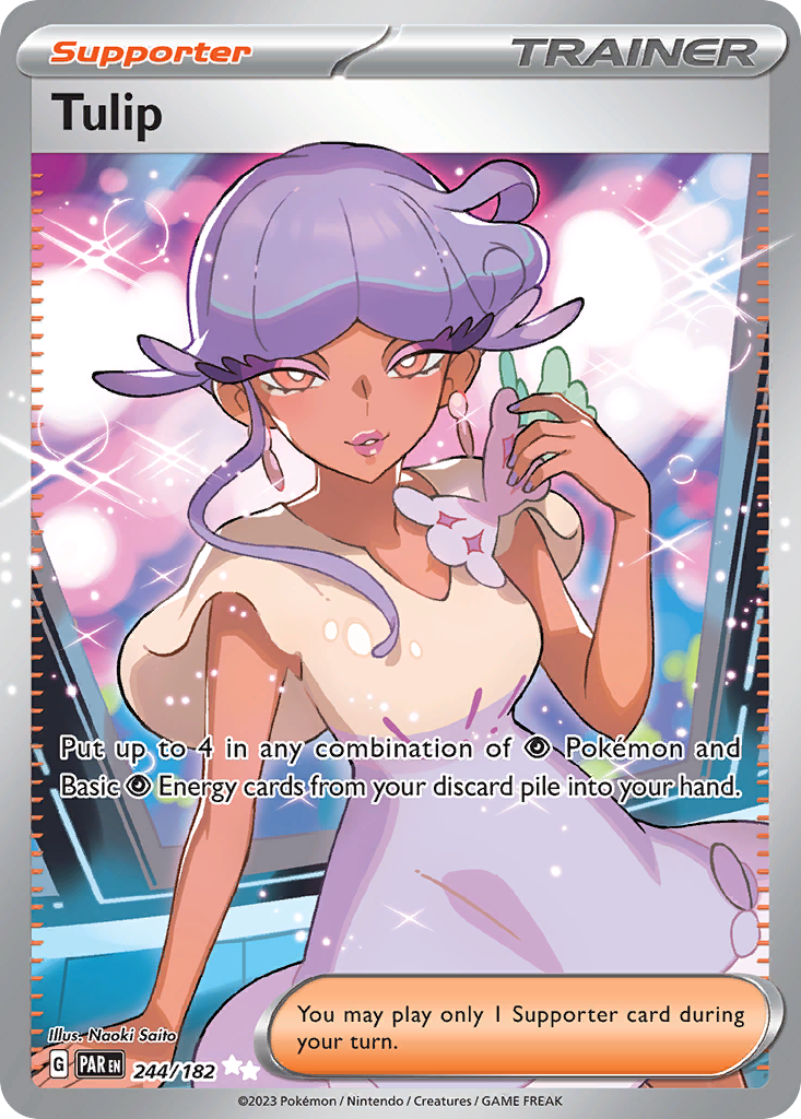 Pokemon Tulip (PAR 244) : Paradox Rift Pokemon Card