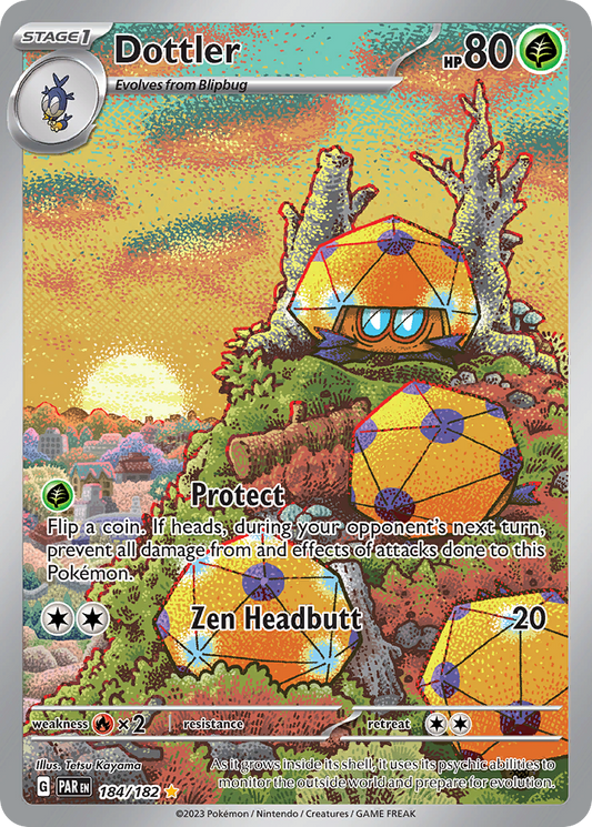 Pokemon Dottler (PAR 184) : Paradox Rift