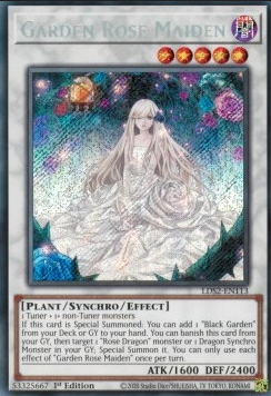 Yu-Gi-Oh! LDS2-EN113 Garden Rose Maiden (Secret Rare)