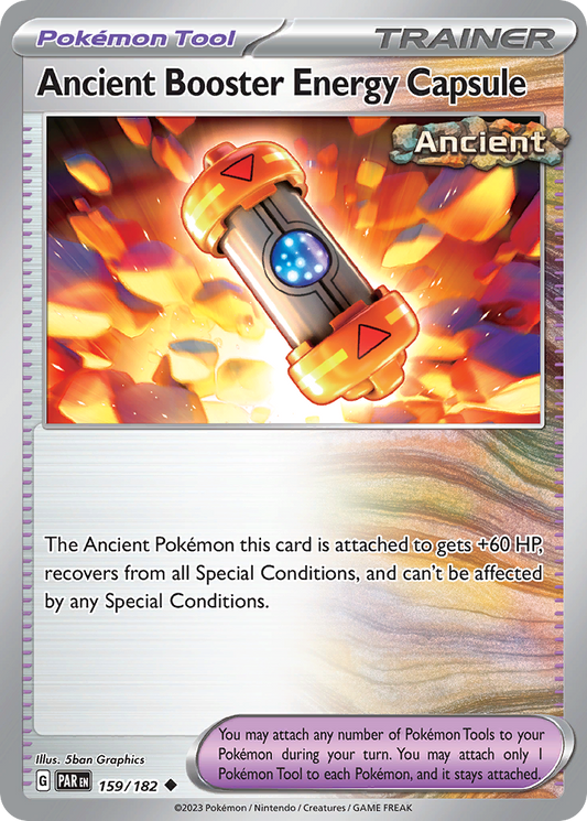 Pokemon Ancient Booster Energy Capsule (PAR 159) : Paradox Rift