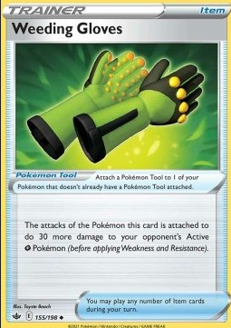 Pokemon Weeding Gloves (CRE 155) : Chilling Reign