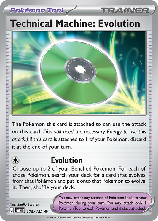 Pokemon Technical Machine: Evolution (PAR 178) Reverse Holo: Paradox Rift